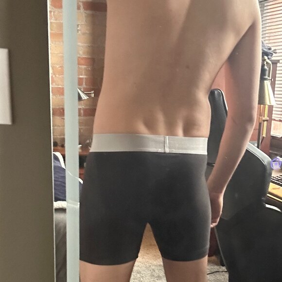 Calvin Klein Steel Men's Boxer Briefs (Black, Medium) - Picture 4 of 4